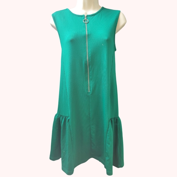 Primark Emerald Green Vintage Style Dress - Picture 2 of 11